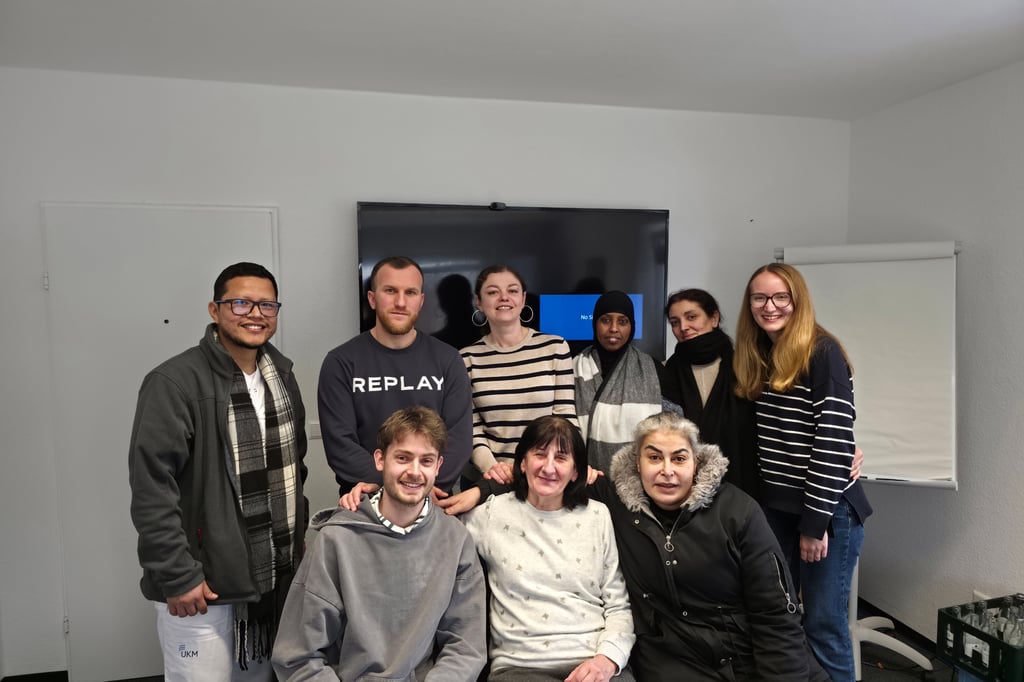 Hier treffen sich vier Kontinente in einer Klasse