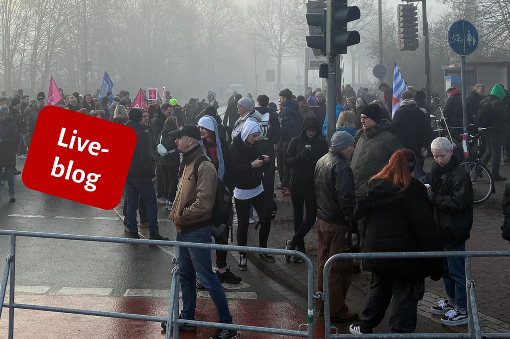 AfD-Kundgebung in Coerde läuft – 300 Teilnehmer bei Gegendemo