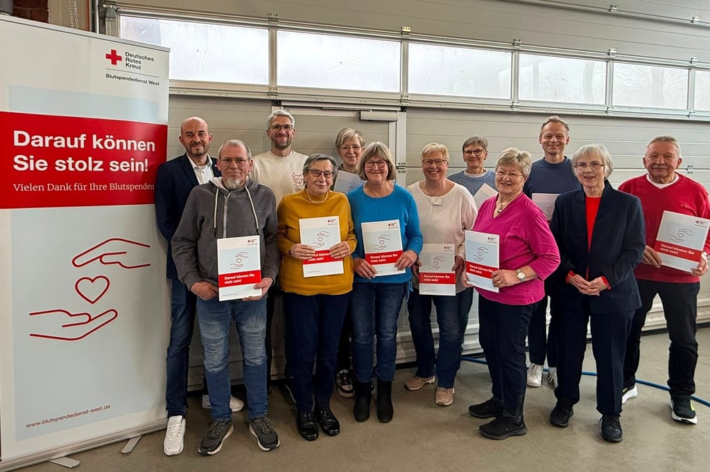 Heinrich Israel spendet 150 Mal seinen Lebenssaft