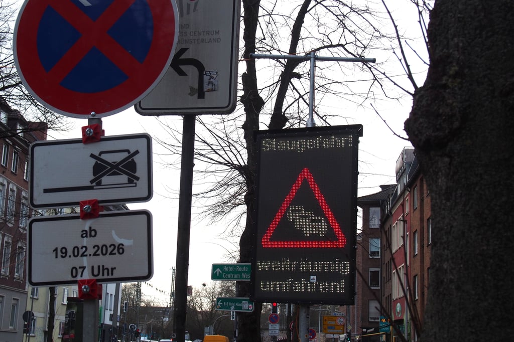 Jetzt geht's los: Straßensperrungen rund um den Hansaring