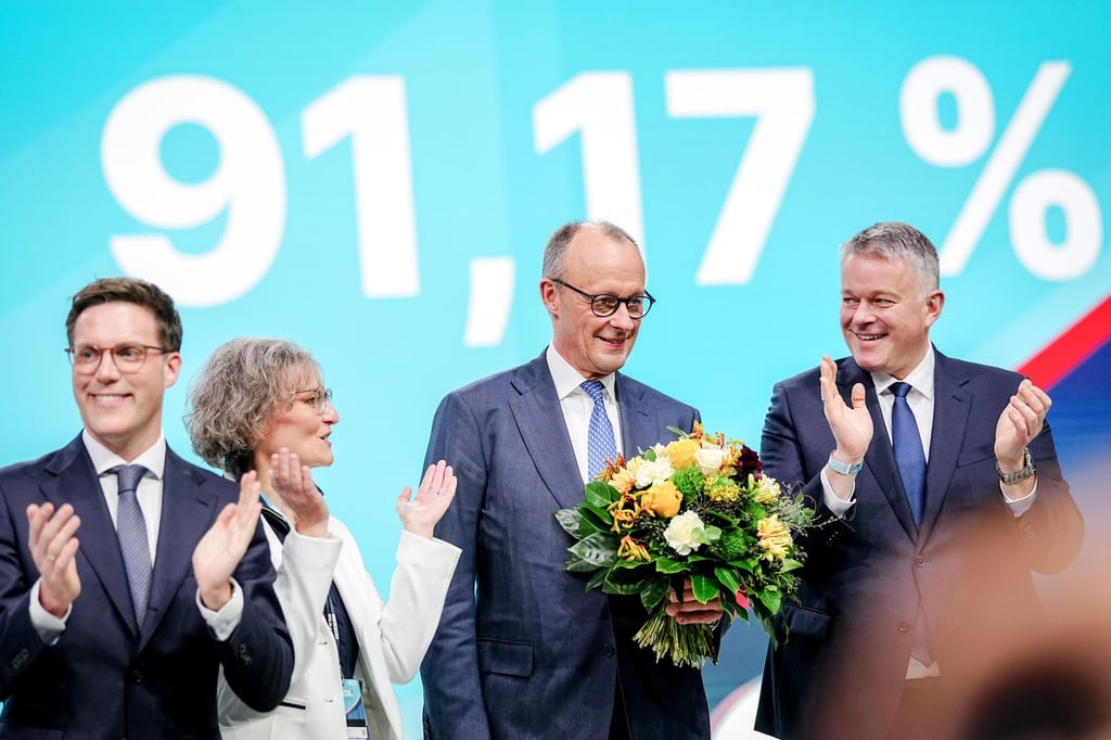 Sattes Votum für Merz