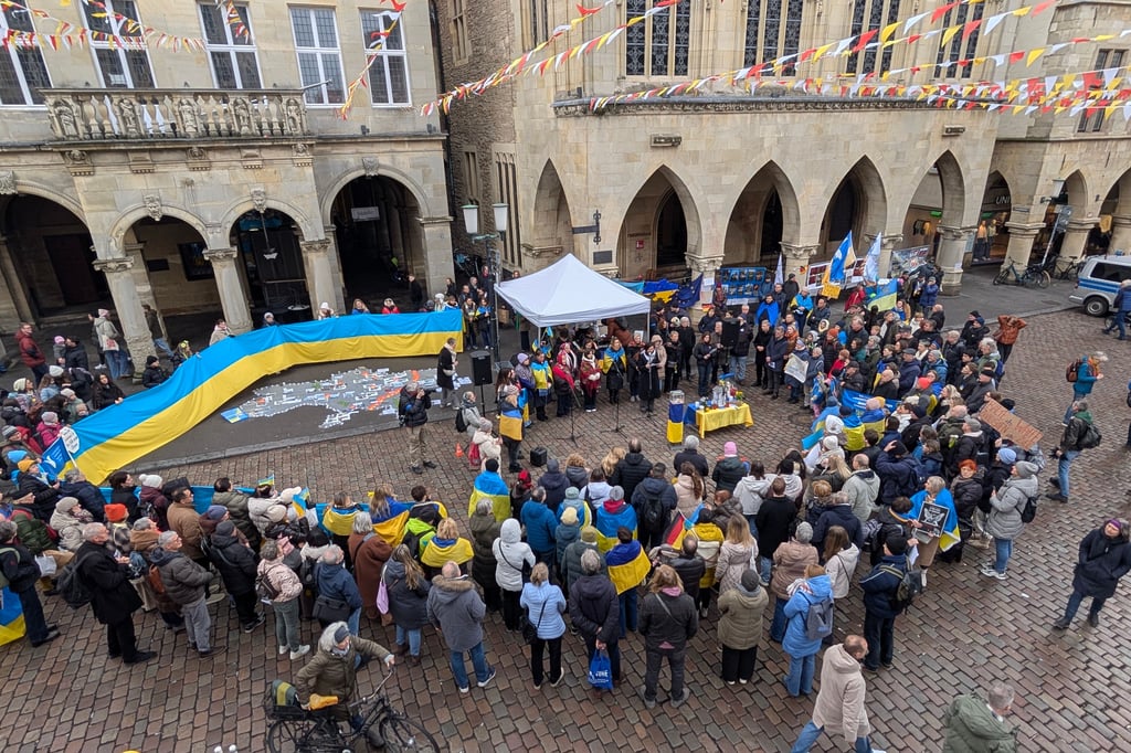 Ein Zeichen der Solidarität als Licht in dunkler Zeit