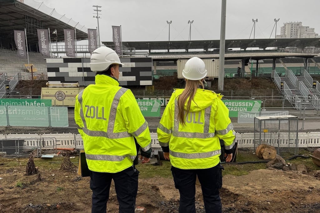 Zoll-Kontrolle am Preußenstadion-Bau hat intensive Nachwirkungen