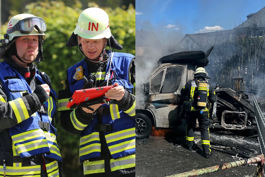 Voller Einsatz in der Bielefelder Innenstadt