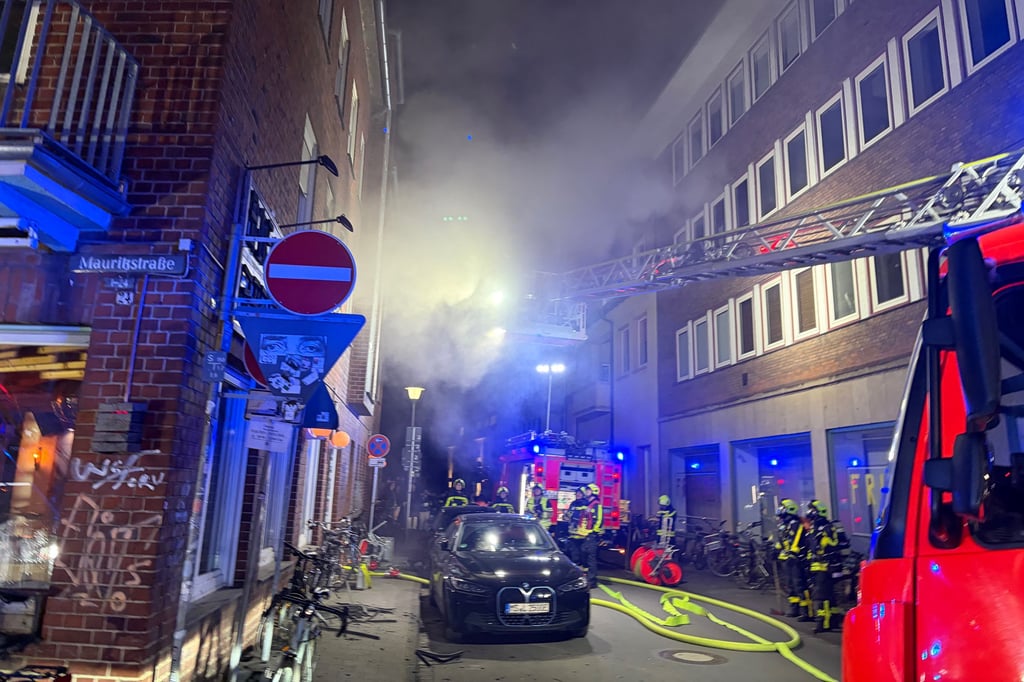 Feuerwehreinsatz in Münster: Wohnungsbrand in der Mauritzstraße